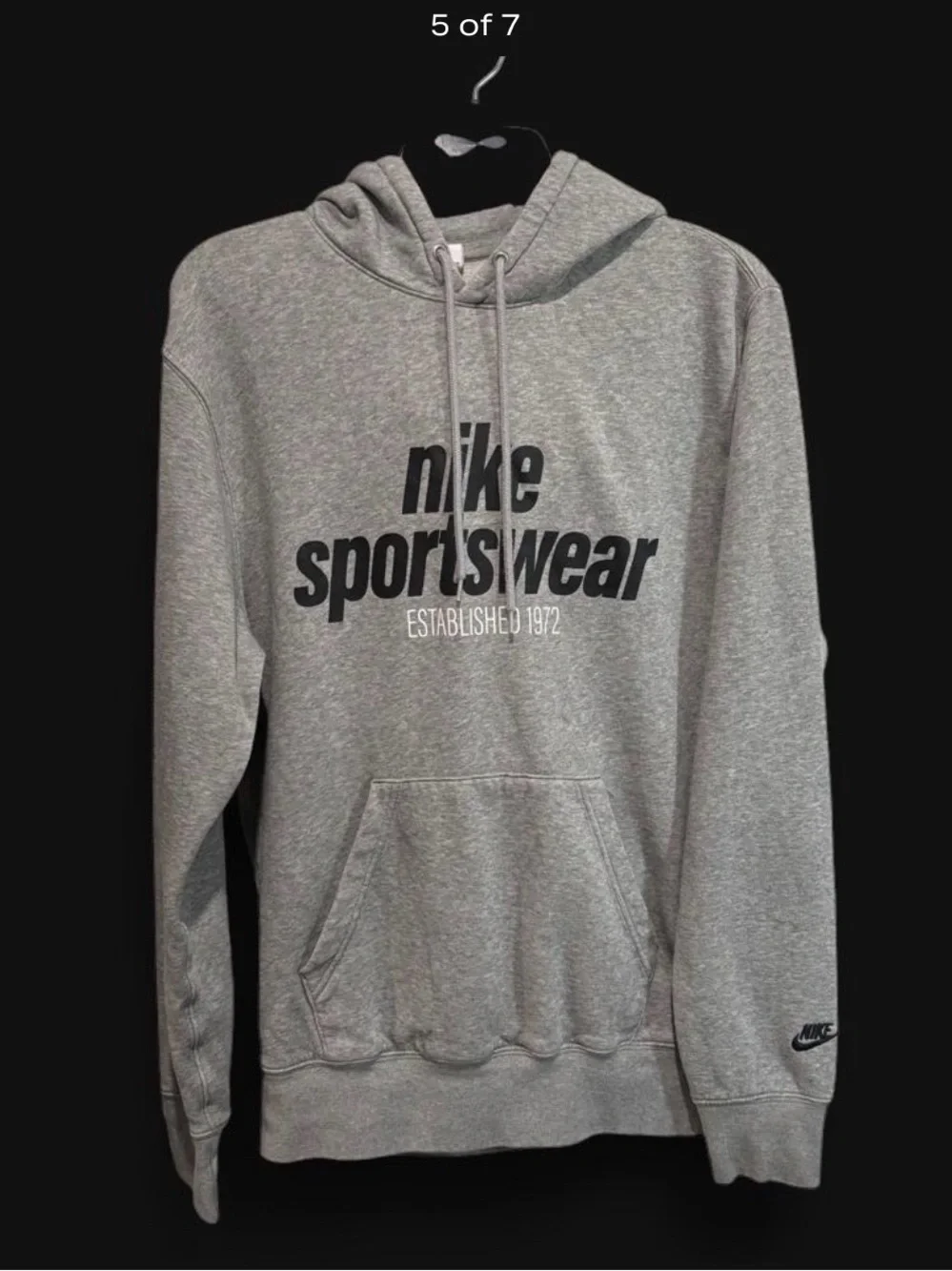 Nike Sportswear Men's Gray Hoodie & Jogger Set size Small